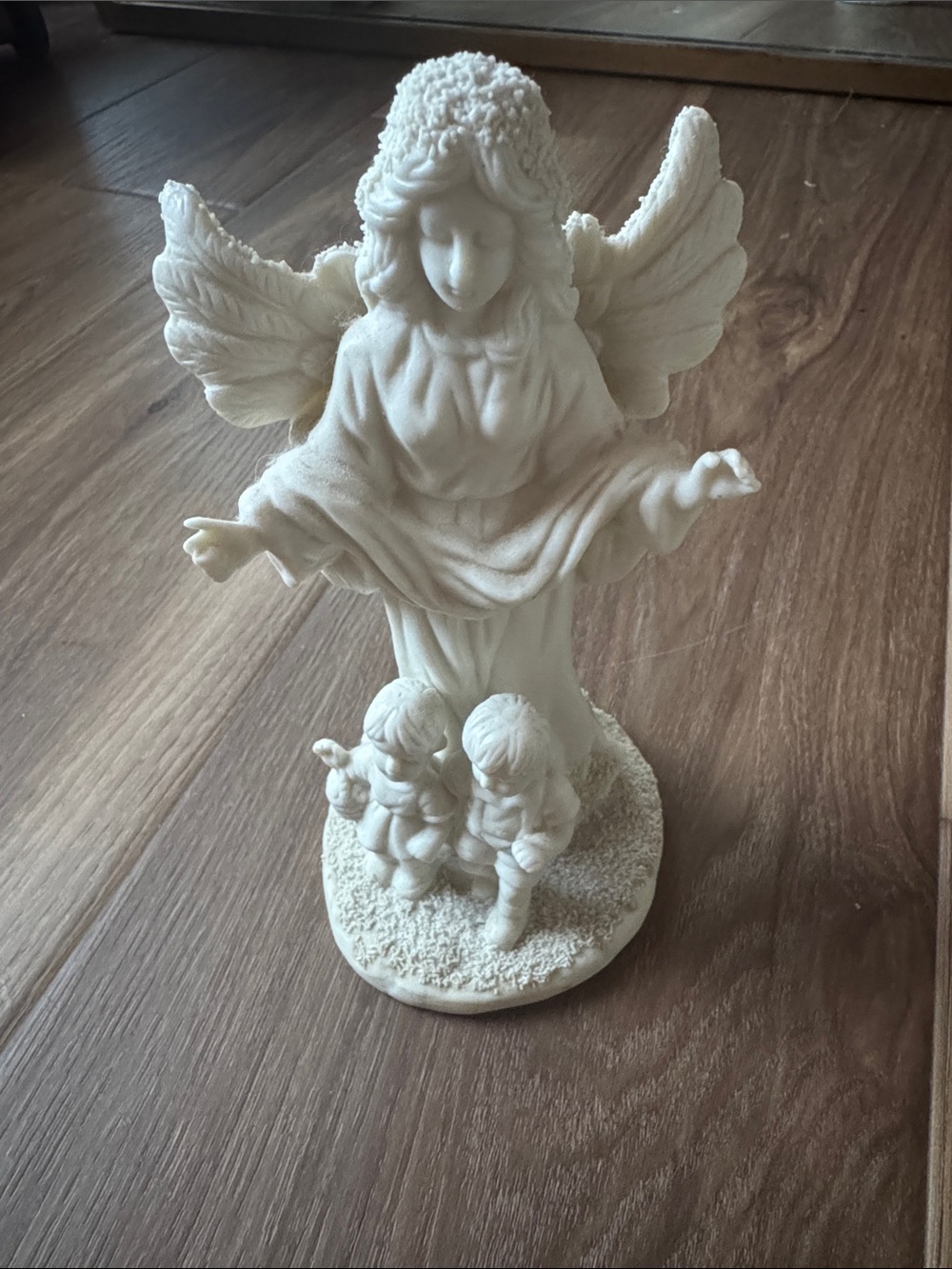 White Guardian Angel Figurine Statue - Decorative Home Art